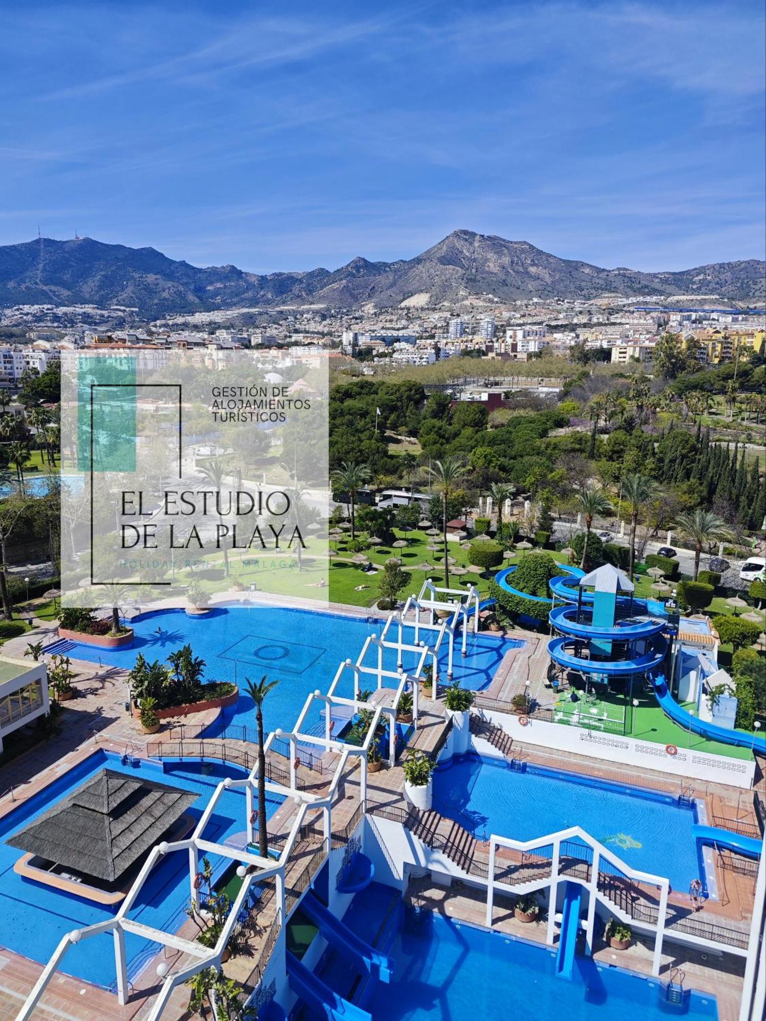 El Estudio De La Playa Benalbeach Vistas Al Mar Appartement Benalmádena Buitenkant foto